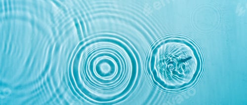 Preview: Patterns from Circles from drops on clear water