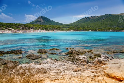 Preview: The coastal environment and crystal waters in Cala Agulla beach