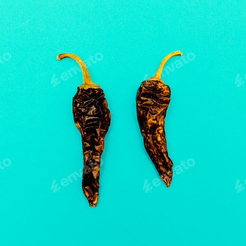 Preview: Dried pepper.Minimal art design