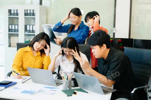 Preview: workplace stress and conflict with this intense scene of professionals in a heated office discussion
