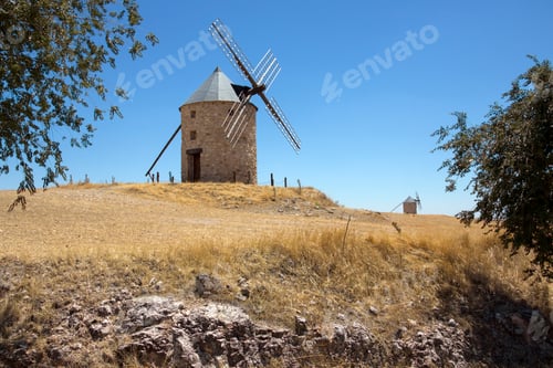 Preview: Windmills near Belmonte - La Mancha - Spain