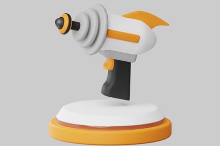 Preview: Toy gun with futuristic design