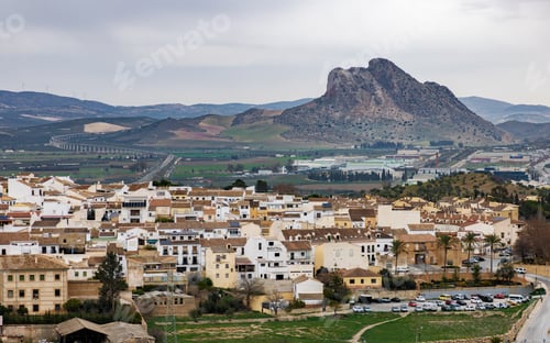 Preview: Beautiful view of the Antequera's skyline, Andalusia, Spain.