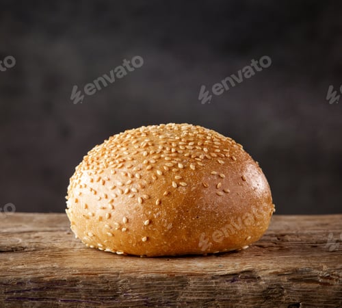 Preview: freshly baked bread bun