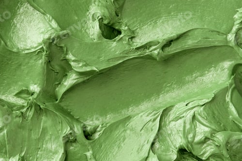 Preview: Green frosting texture background close-up