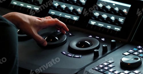 Preview: Blurry images of telecine controller machine