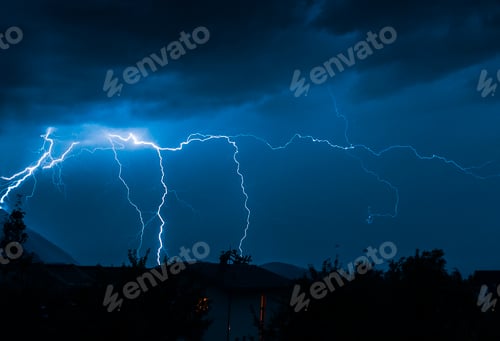 Preview: Lightning Storm over Vorarlberg – Dramatic Night Sky Photography