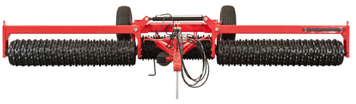 Preview: Modern industrial agricultural plow isolated over white background
