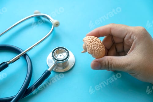 Preview: Concept of brain diseases, mental health, Alzheimer's, Parkinson's disease, dementia, stroke