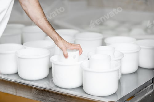 Preview: Plastic molds with cheese