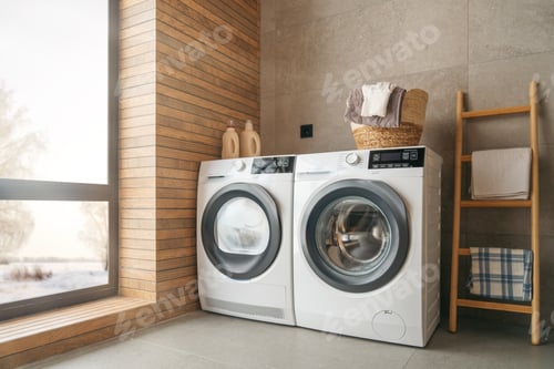 Preview: Interior of a real laundry room