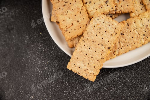 Preview: cracker whole grain healthy food durum wheat cookies tasty snack fresh delicious food
