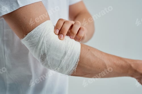 Preview: male patient hand injury treatment health problems hospital medicine