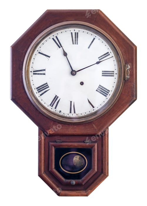 Preview: Classic Drop Dial American Wall Clock