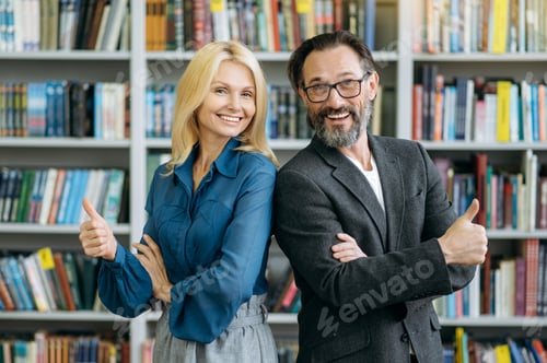 Preview: portrait man woman business successful work