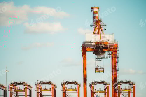 Preview: Container crane at port