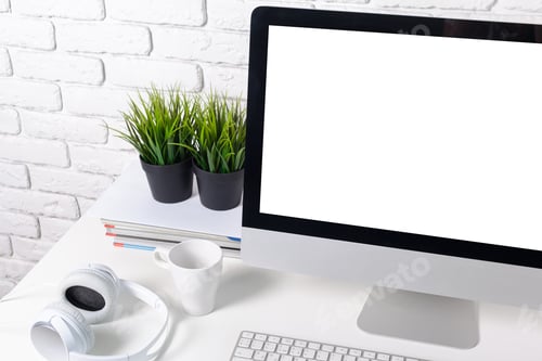 Preview: working table with computer