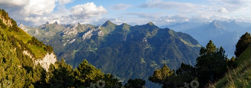 Preview: Mountains around Brunnen town from Fronalpstock