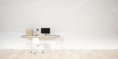 Preview: Office space with computer equipment and stationery