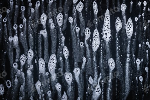 Preview: Shampoo Bubbles- Dish Soap. Drops- Liquid Foam. Fluid Aqua- Abstract Pattern Nature. Background