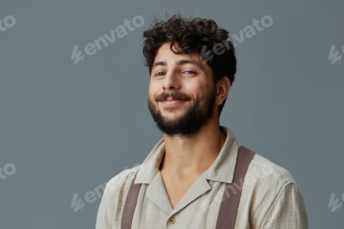 Preview: Casual adult guy happy handsome face men person attractive portrait young isolated background