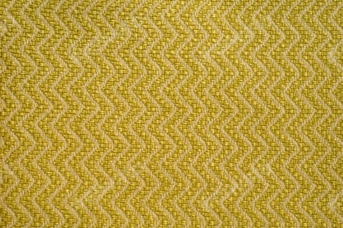 Preview: Woven Yellow Fabric with Zigzag Pattern