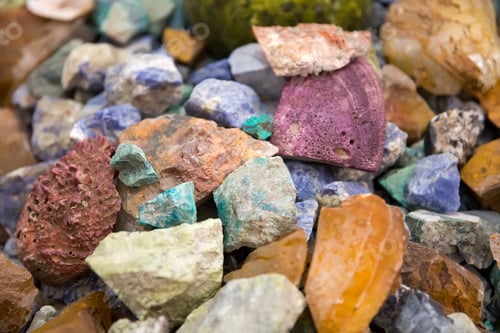 Preview: Raw precous stones