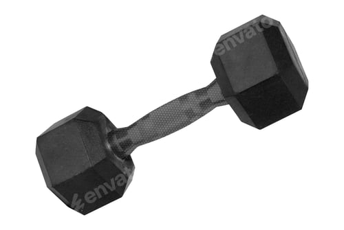 Preview: Dumbbell isolated on white
