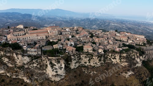 Preview: View of an ancient hamlet on