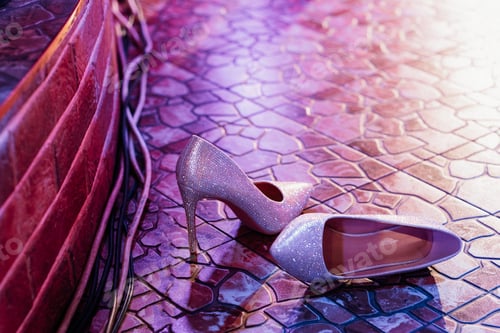 Preview: wedding shoes of the bride, beautiful fashion