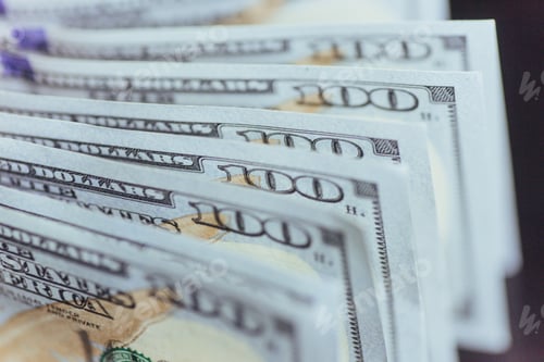 Preview: Macro Image of Stacked One Hundred Dollar Bills