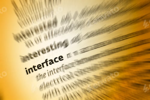 Preview: INTERFACE - (1) a point where two systems, subjects, organizations, etc