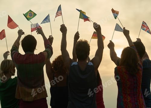 Preview: Concept of international friendship.