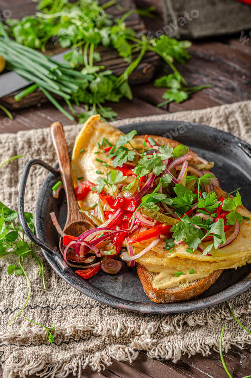 Preview: Egg fry with vegetables
