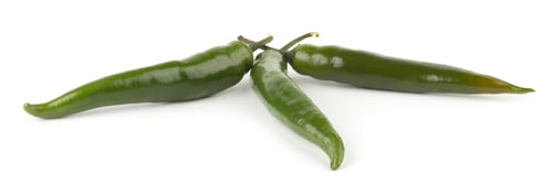 Preview: Hot chili peppers isolated on white background