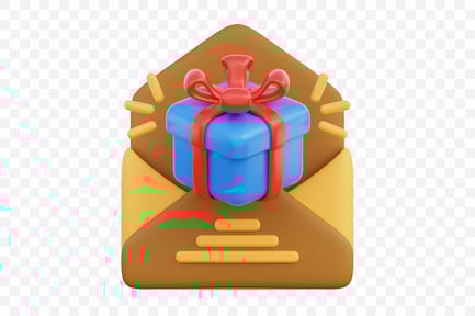 Preview: Message Card With Small Gift Box