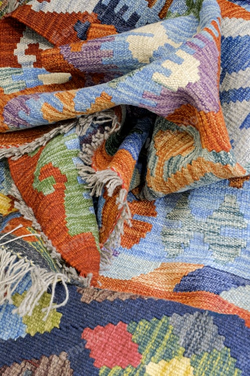 Preview: Group of assorted carpets and rugs of various sizes and colors