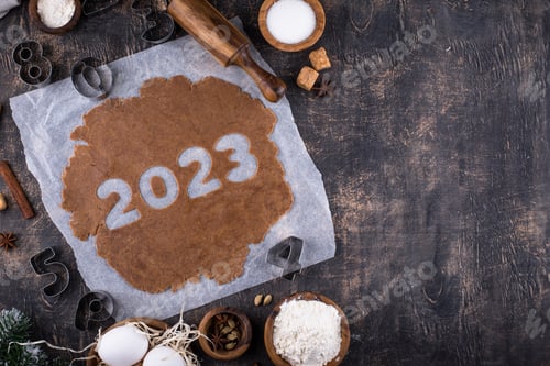 Visualização: Massa de gengibre para biscoitos em forma de 2023