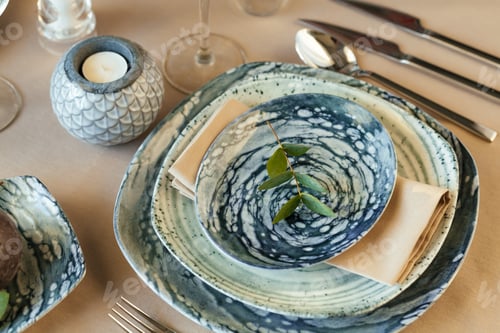 Preview: Luxury table setting for event in a restaurant