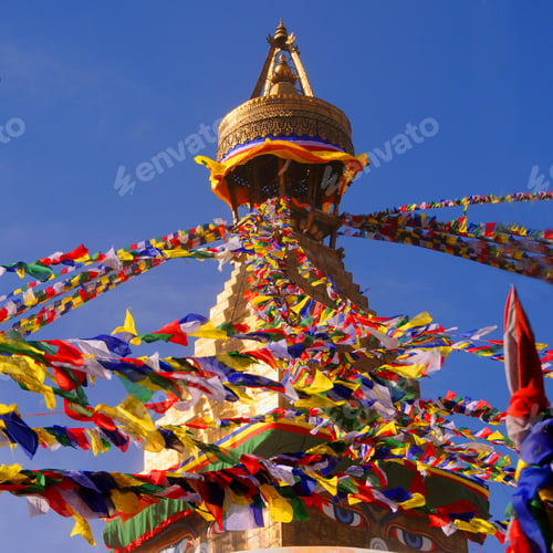 Preview: Boudhanath Stupa in Kathmandu, Nepal, UNESCO World Heritage Site.