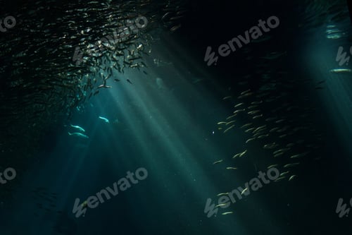 Preview: Aquarium in night time