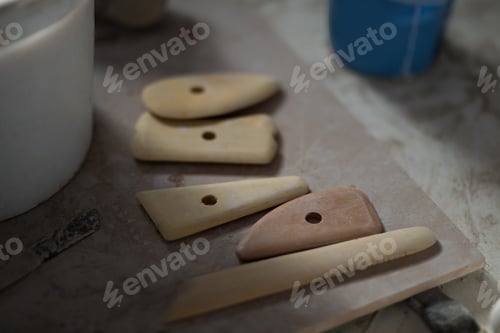 Preview: Close-up of work tools on worktop