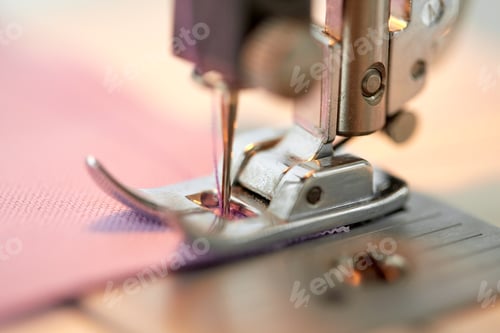 Preview: sewing machine presser foot stitching fabric