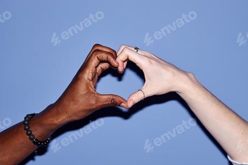 Preview: Forming Heart Shape with Interlocking Hands
