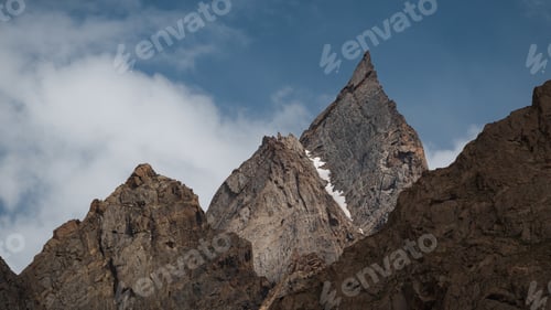 Preview: Majestic peaks rising in the baltoro valley, karakoram range