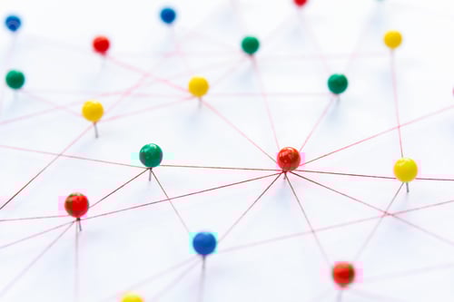 Linking entities, Blockchain, social media, Communications Network,