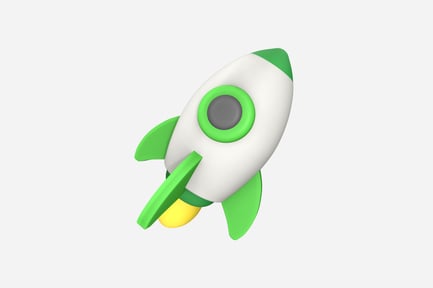 Preview: Rocket Launch 3D Illustrations