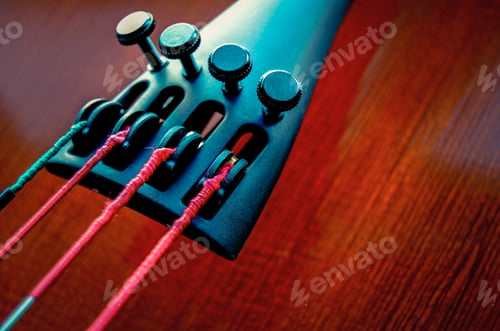 Preview: Close Up Of Cello Strings