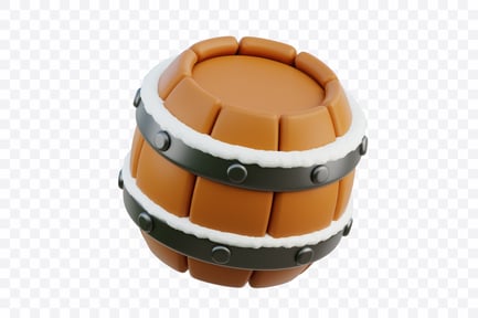 Preview: Wooden Barrel