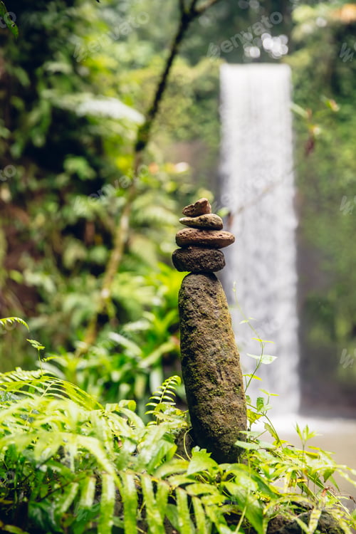 Preview: Tibumana waterfall at Bali, Indonesia